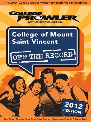 cover image of College of Mount Saint Vincent 2012